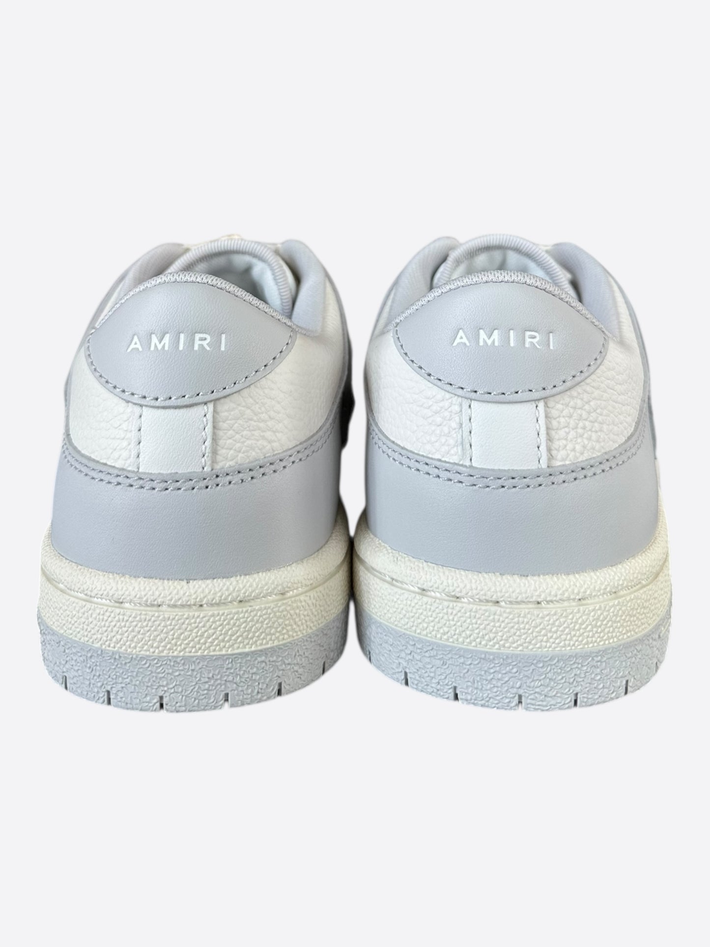 Amiri Grey & White Skeleton Women's Low Top Sneakers