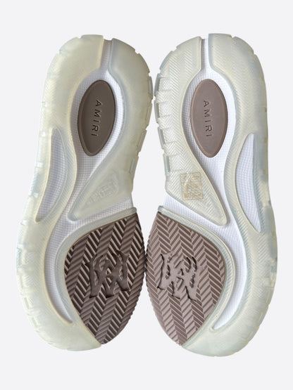 Amiri White & Brown MA-1 Women's Low Top Sneakers