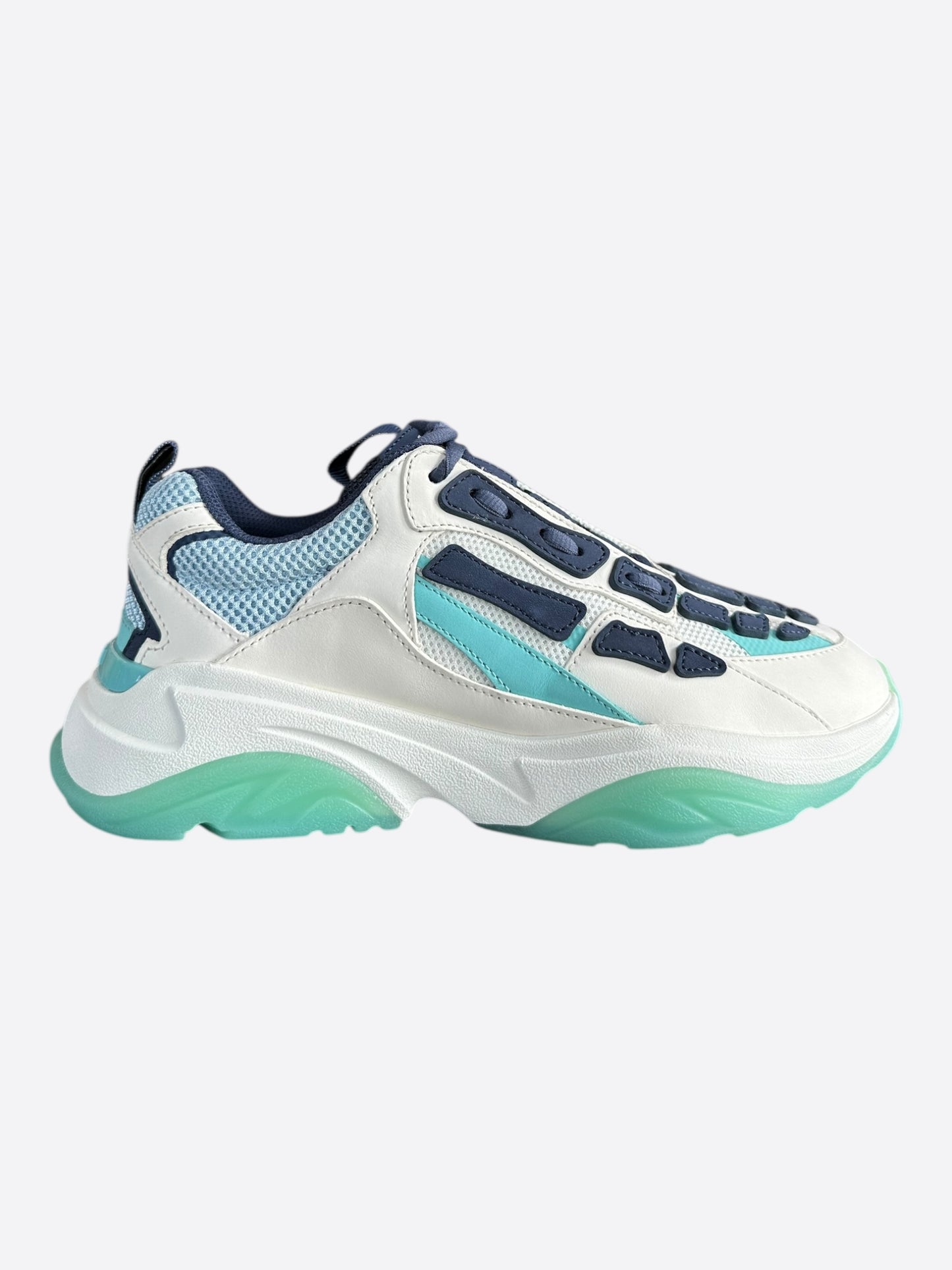 Amiri White & Blue Bones Women's Runners