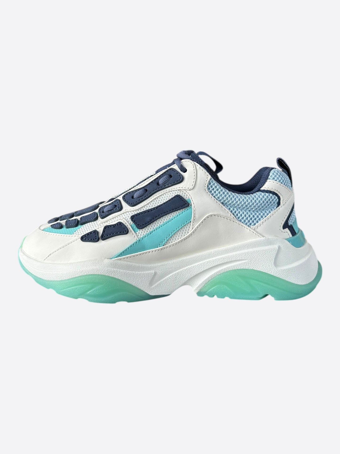 Amiri White & Blue Bones Women's Runners