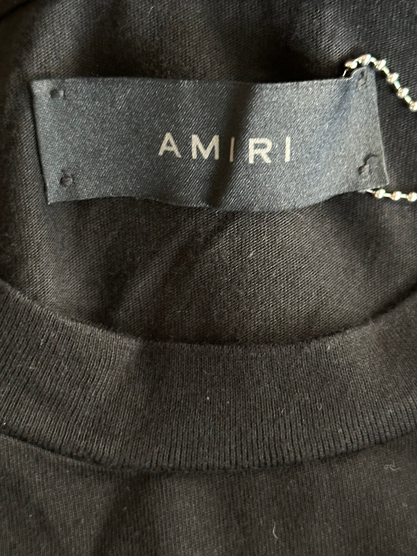 Amiri Black & White Dragon Logo T-Shirt