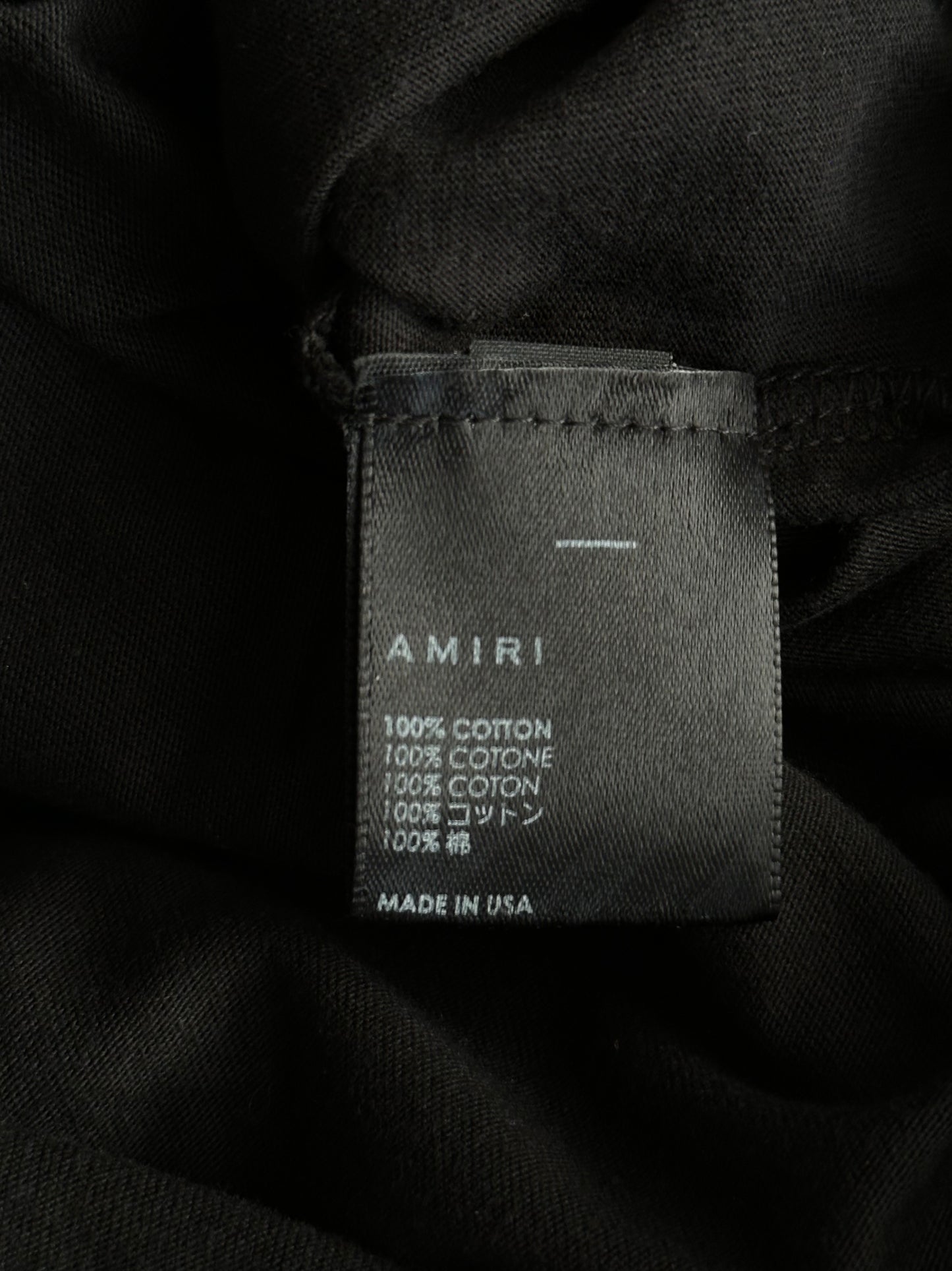 Amiri Black & White Dragon Logo T-Shirt