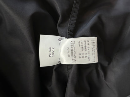 Chrome Hearts Black Nylon & Leather Zip Up Shirt