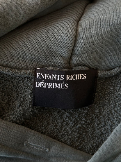Enfants Riches Deprimes Faded Green & White Sweet Surrender Of Alice Hoodie