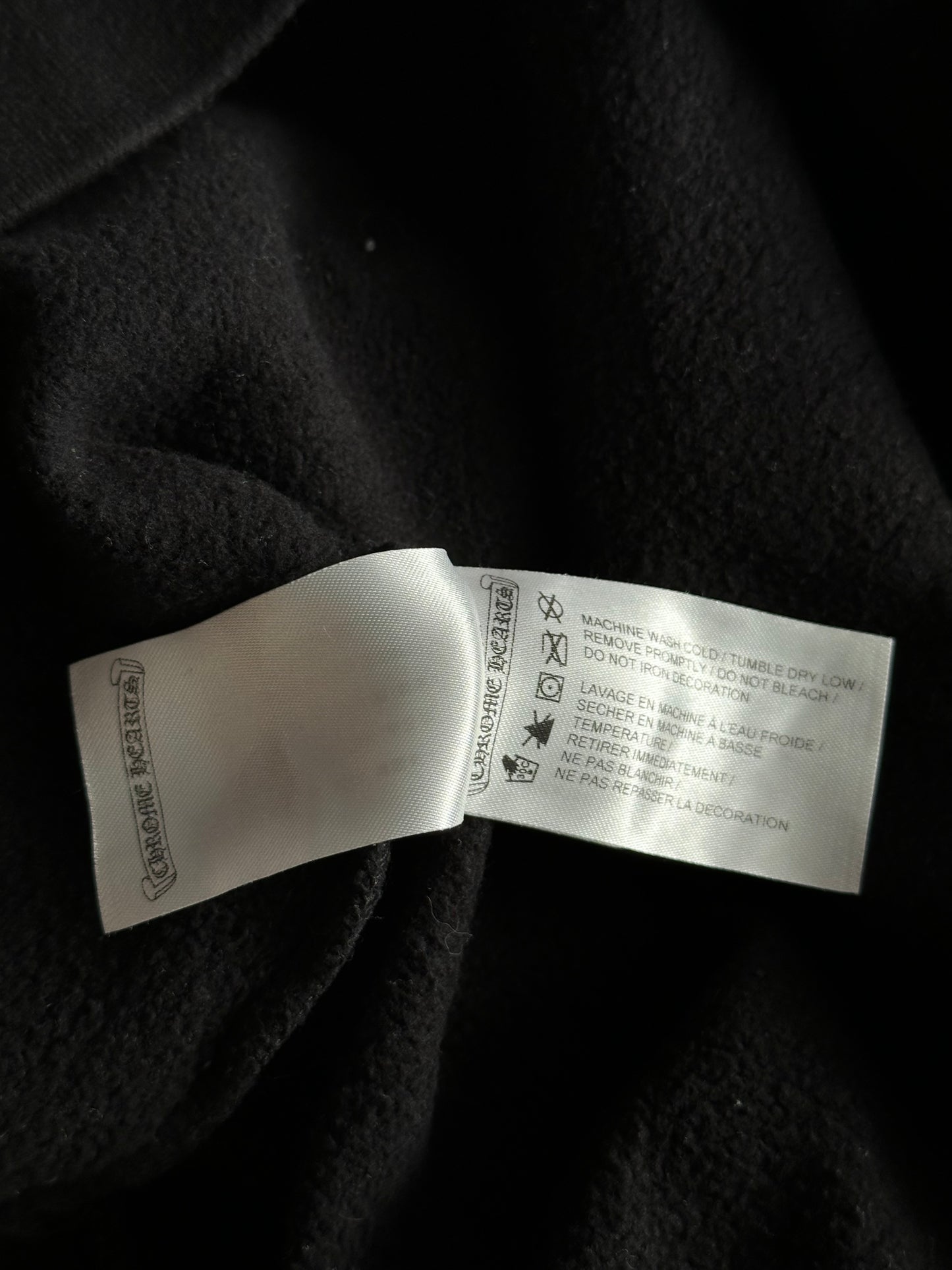 Chrome Hearts Black & White Horseshoe Logo Sweater