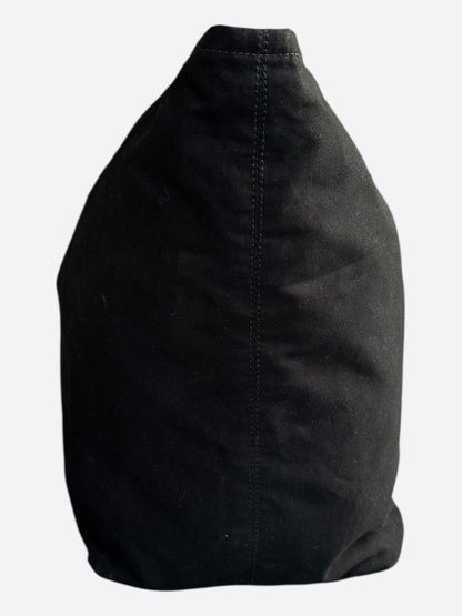 Chrome Hearts Black & White Horseshoe Logo Tote