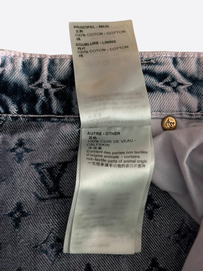Louis Vuitton Purple & Blue Monogram Carpenter Jeans