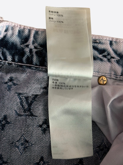 Louis Vuitton Purple & Blue Monogram Carpenter Jeans