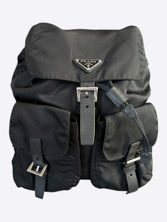 Prada Black Re-Nylon Backpack