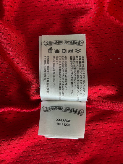 Chrome Hearts Matty Boy Red Form Mesh Jersey T-Shirt