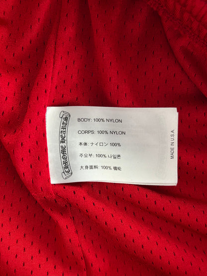 Chrome Hearts Matty Boy Red ‘99 Team’ Logo Mesh Shorts