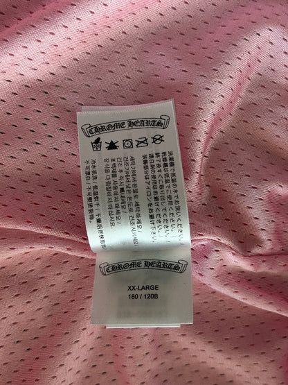 Chrome Hearts Pink & White ‘Love You’ Mesh Shorts