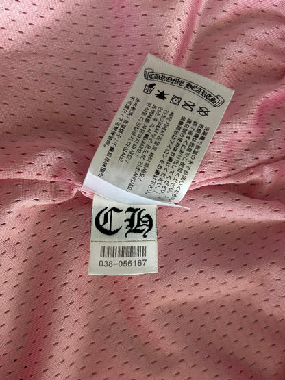 Chrome Hearts Pink & White ‘Love You’ Mesh Shorts