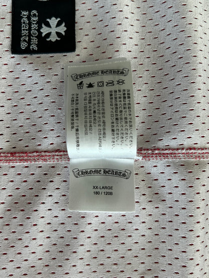 Chrome Hearts Matty Boy Red & White Team Form Reversible Mesh Jersey