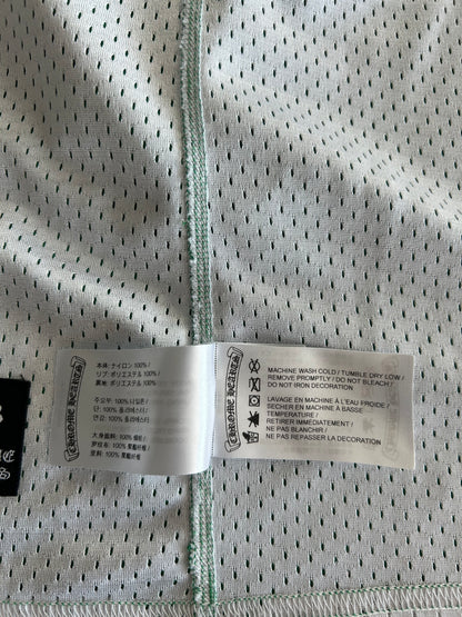 Chrome Hearts Green & White Logo Reversible Mesh Jersey