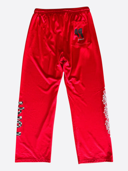 Chrome Hearts Matty Boy Red Form Mesh Trackpants