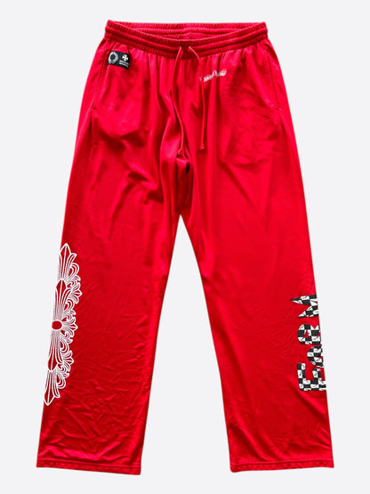 Chrome Hearts Matty Boy Red Form Mesh Trackpants