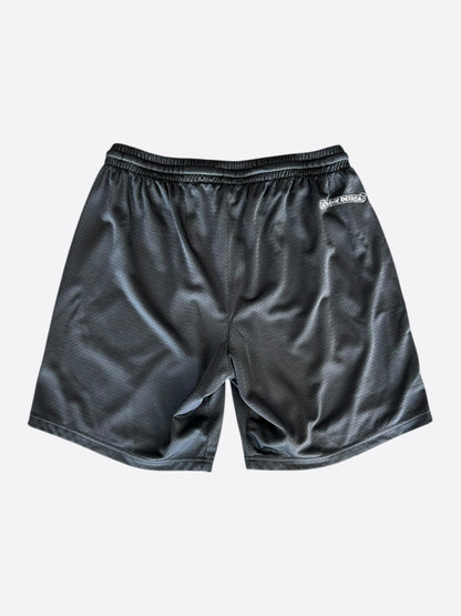 Chrome Hearts Black & White Logo Mesh Shorts