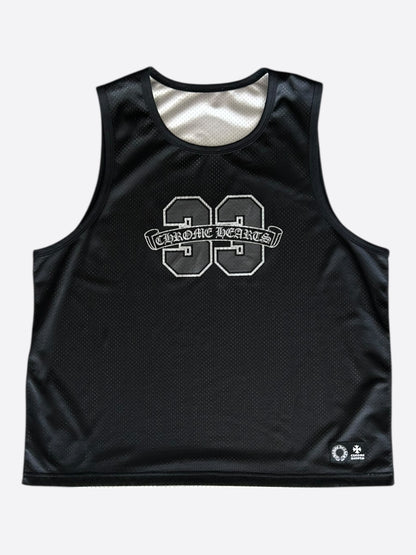 Chrome Hearts Black & White Logo Reversible Mesh Jersey