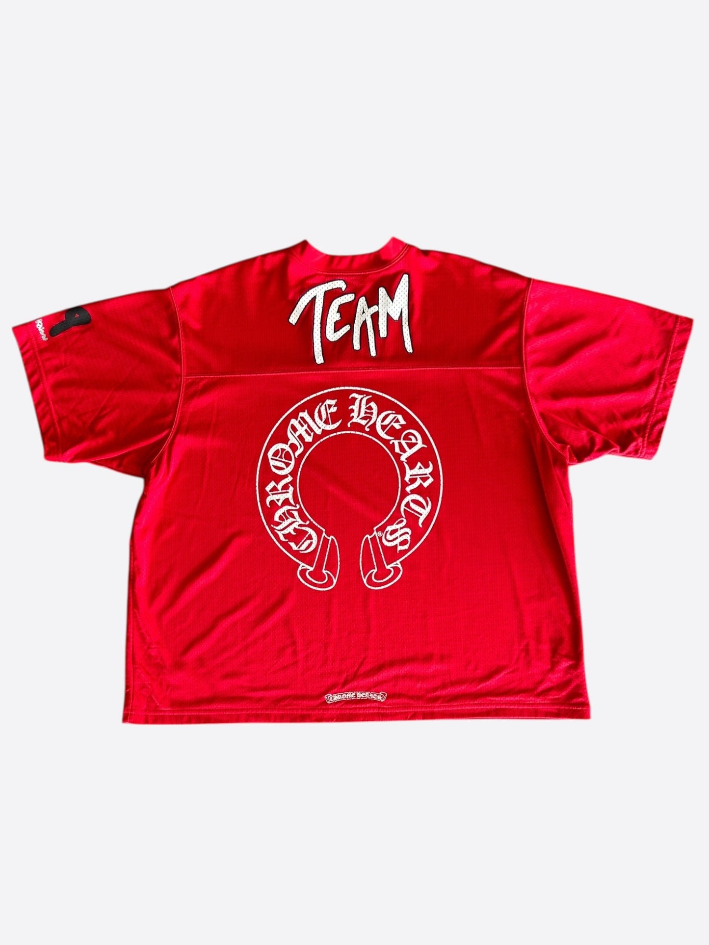 Chrome Hearts Matty Boy Red Form Mesh Jersey T-Shirt