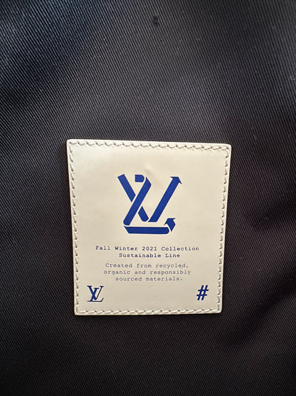 Louis Vuitton Grey & White Monogram Recycle Keepall 50