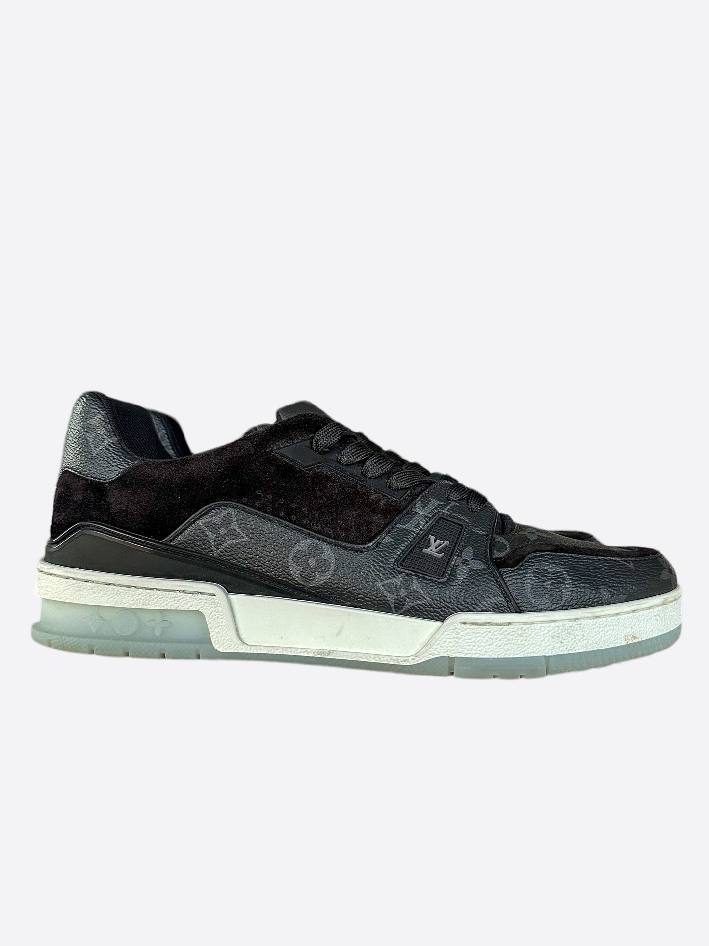 Louis Vuitton Black Monogram Eclipse Trainers