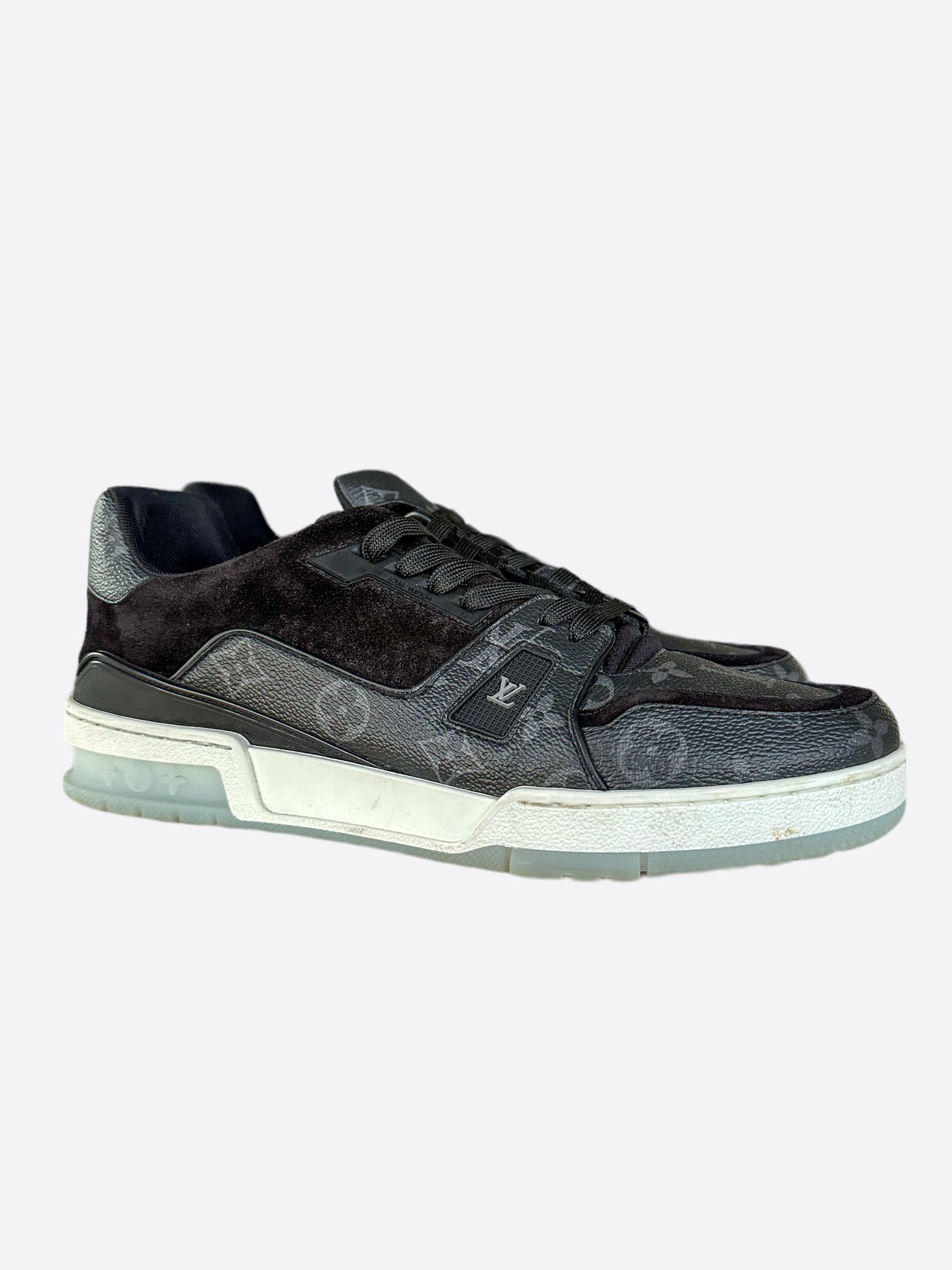 Louis Vuitton Black Monogram Eclipse Trainers