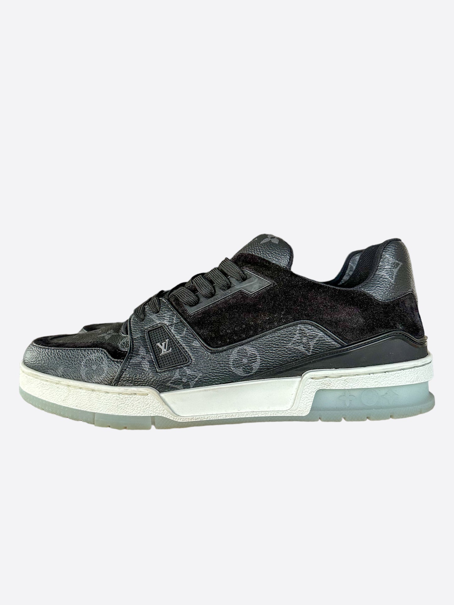 Louis Vuitton Black Monogram Eclipse Trainers