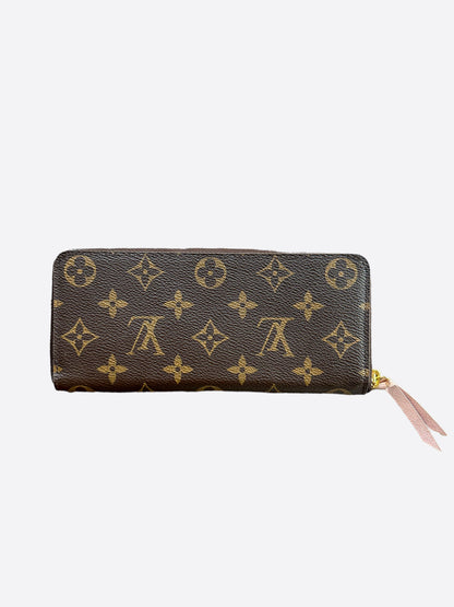 Louis Vuitton Brown Monogram Clemence Wallet