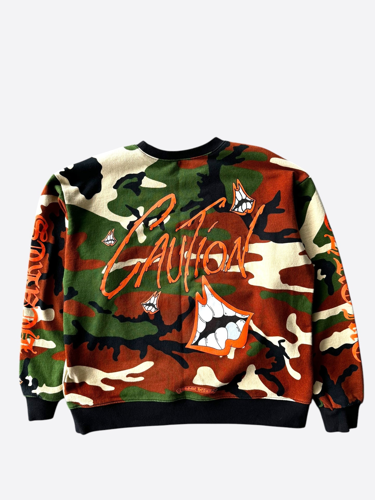 Chrome Hearts Matty Boy Camouflage Caution Sweater