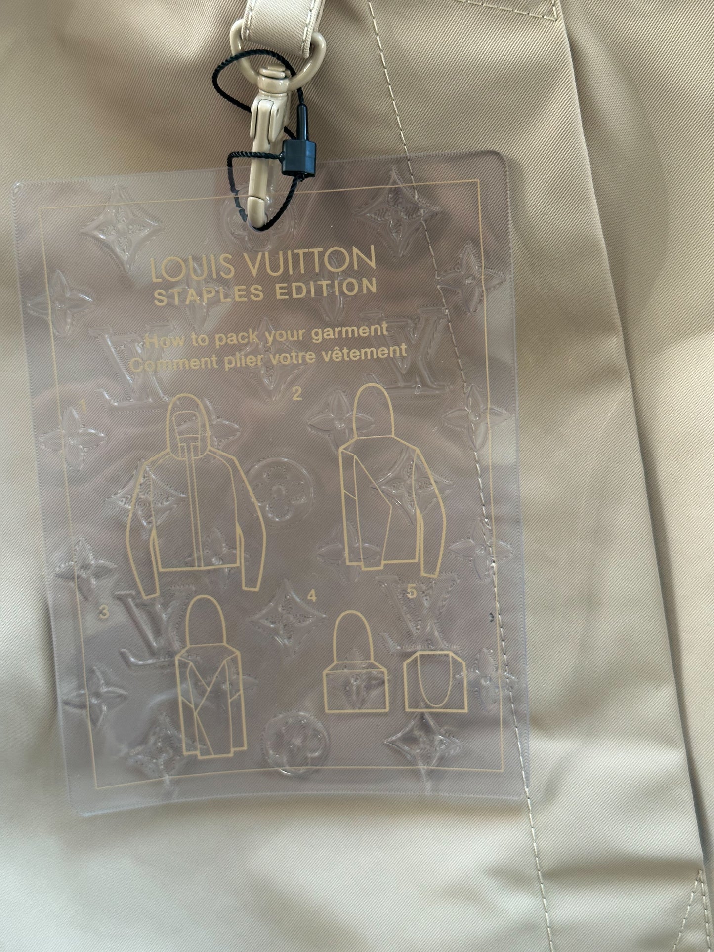 Louis Vuitton Gold Monogram Reversible Windbreaker