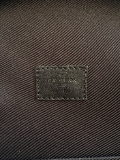 Louis Vuitton Black Shadow Monogram Racer Sling Bag