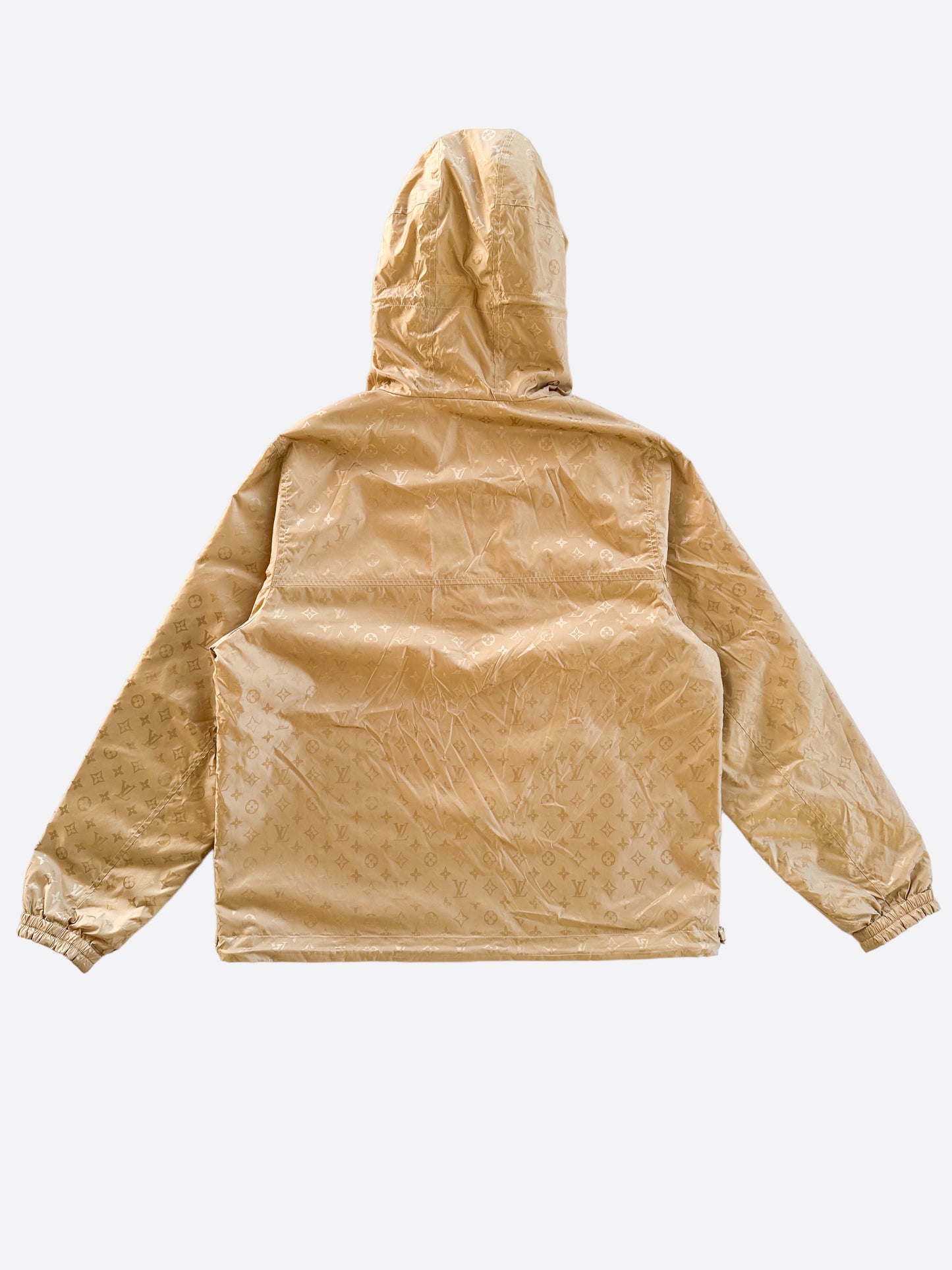 Louis Vuitton Gold Monogram Reversible Windbreaker