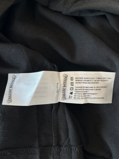 Chrome Hearts Black & Pink Neck Logo Longsleeve T-Shirt