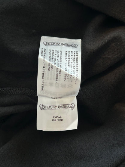 Chrome Hearts Black & Pink Neck Logo Longsleeve T-Shirt