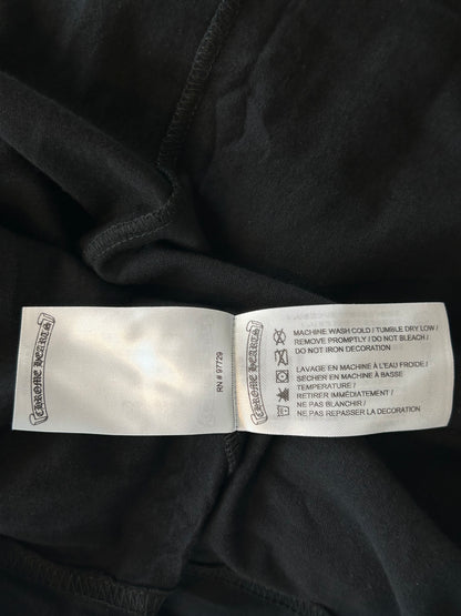 Chrome Hearts Black & Pink Neck Logo Longsleeve T-Shirt