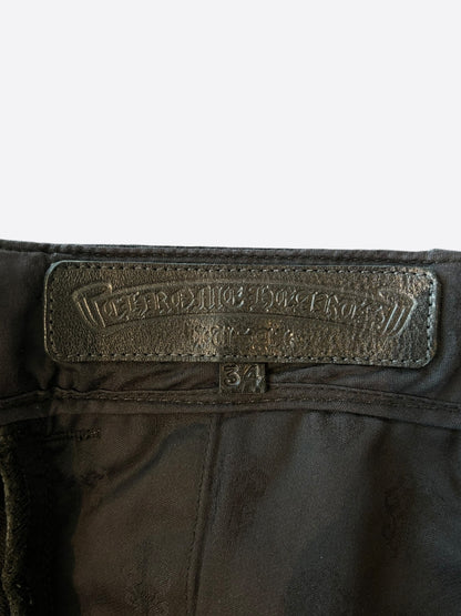 Chrome Hearts Black & Blue Cross Patch Fatigue Pants