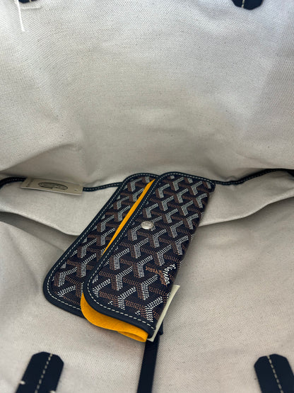 Goyard Navy St. Louis Tote Bag
