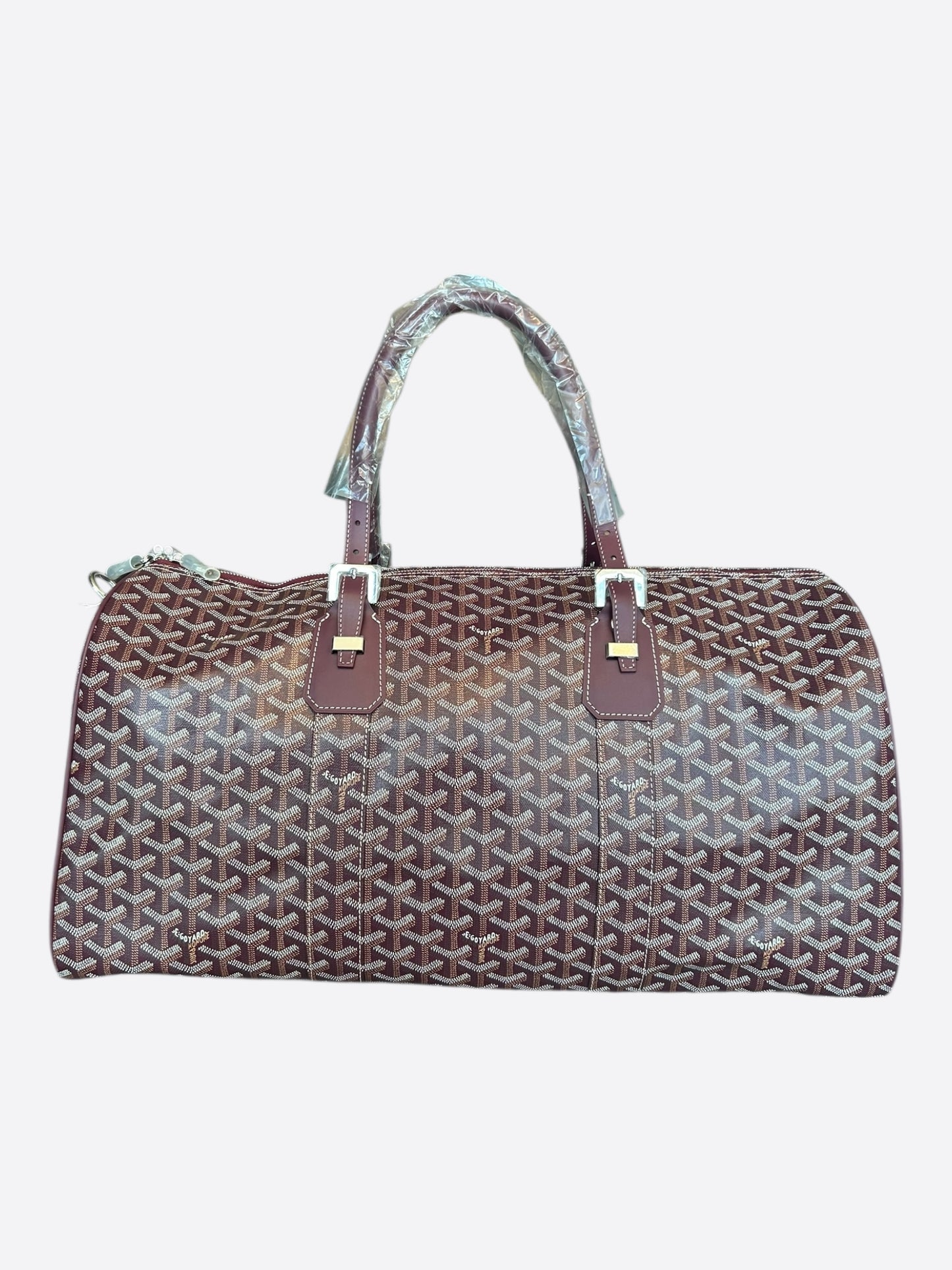 Goyard Burgundy Boston 50 Duffel Bag