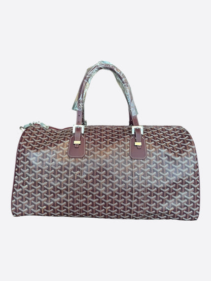 Goyard Burgundy Boston 50 Duffel Bag