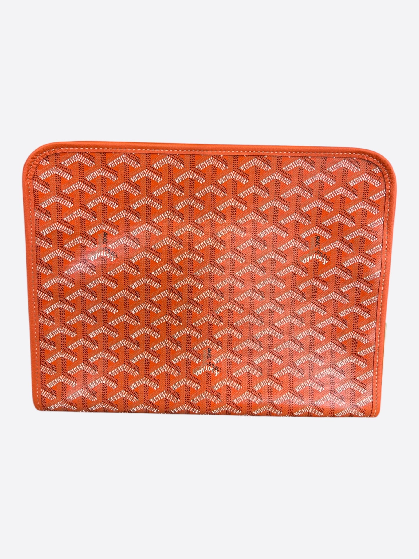 Goyard Orange Jouvence GM Toiletry Bag