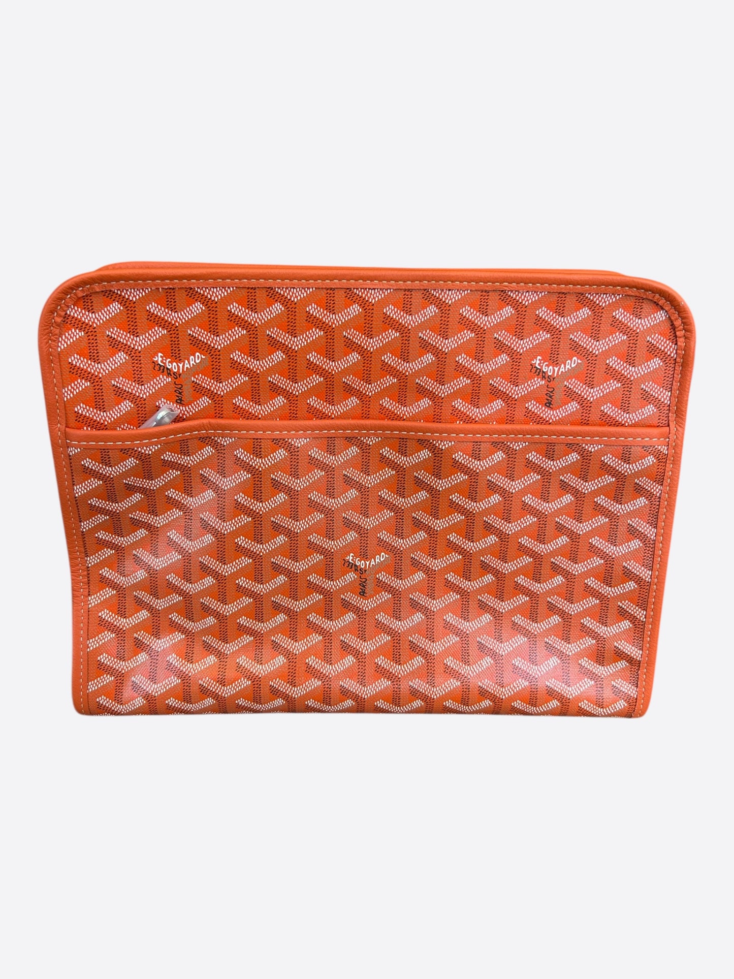 Goyard Orange Jouvence GM Toiletry Bag