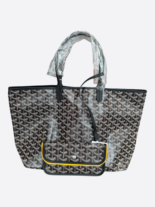 Goyard Black St. Louis Tote Bag
