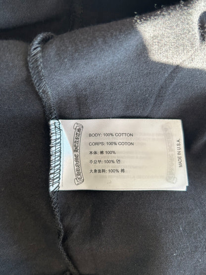 Chrome Hearts Black & Pink Neck Logo Longsleeve T-Shirt