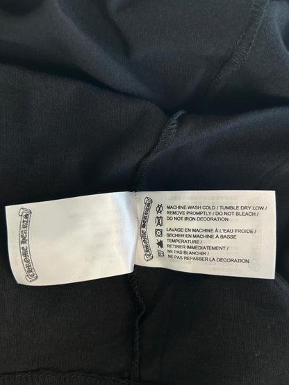 Chrome Hearts Black & Pink Neck Logo Longsleeve T-Shirt