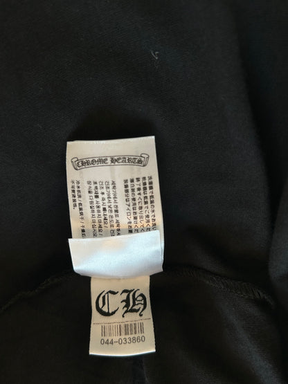 Chrome Hearts Black & Pink Neck Logo Longsleeve T-Shirt