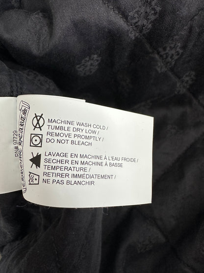 Chrome Hearts Black Herringbone Quilted Jacket