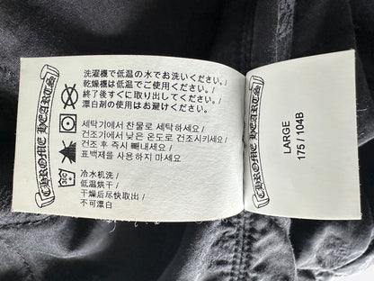 Chrome Hearts Black Herringbone Quilted Jacket