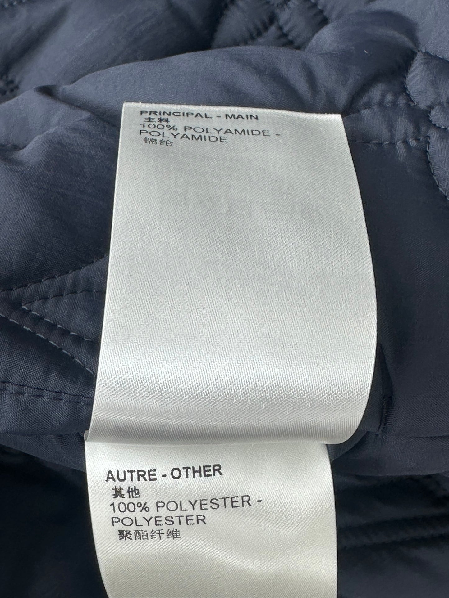 Louis Vuitton Navy Monogram Padded Jacket