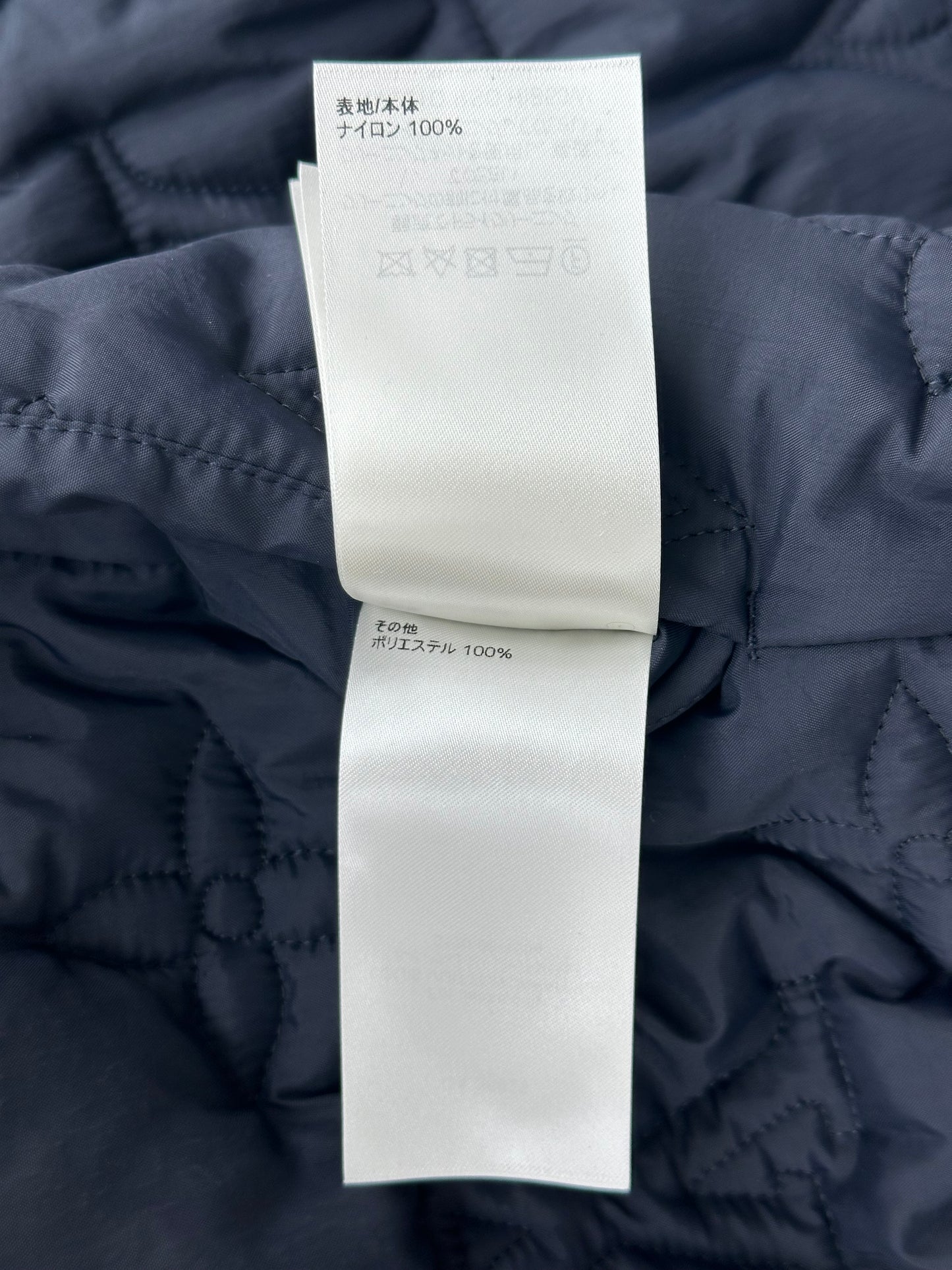 Louis Vuitton Navy Monogram Padded Jacket